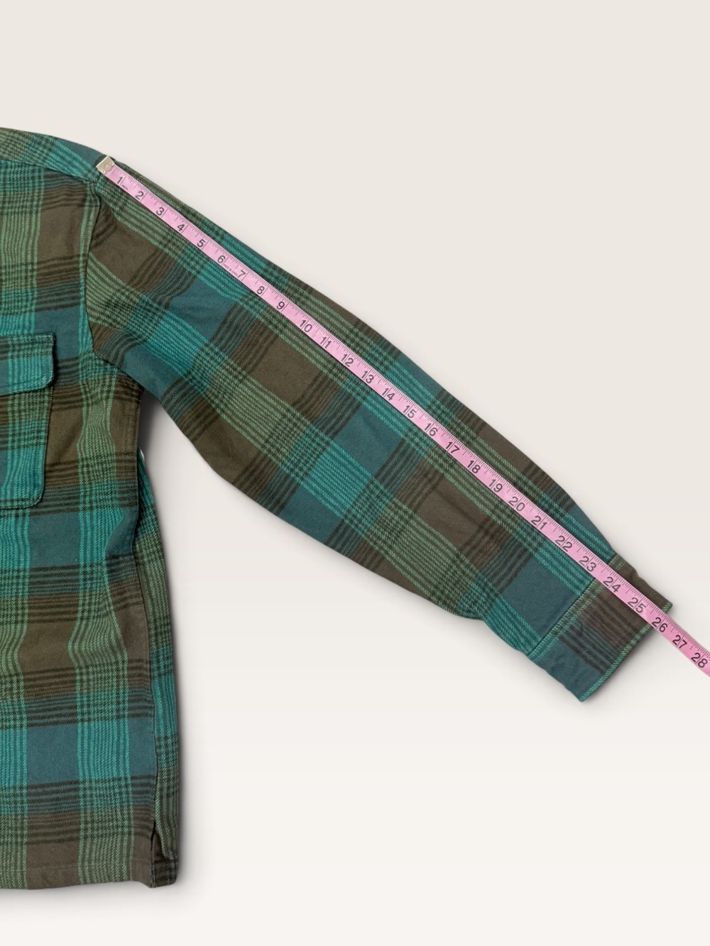 Marmot Mountain Works Men’s MED Incline Heavyweight Flannel Shirt Green Plaid - Picture 10 of 16